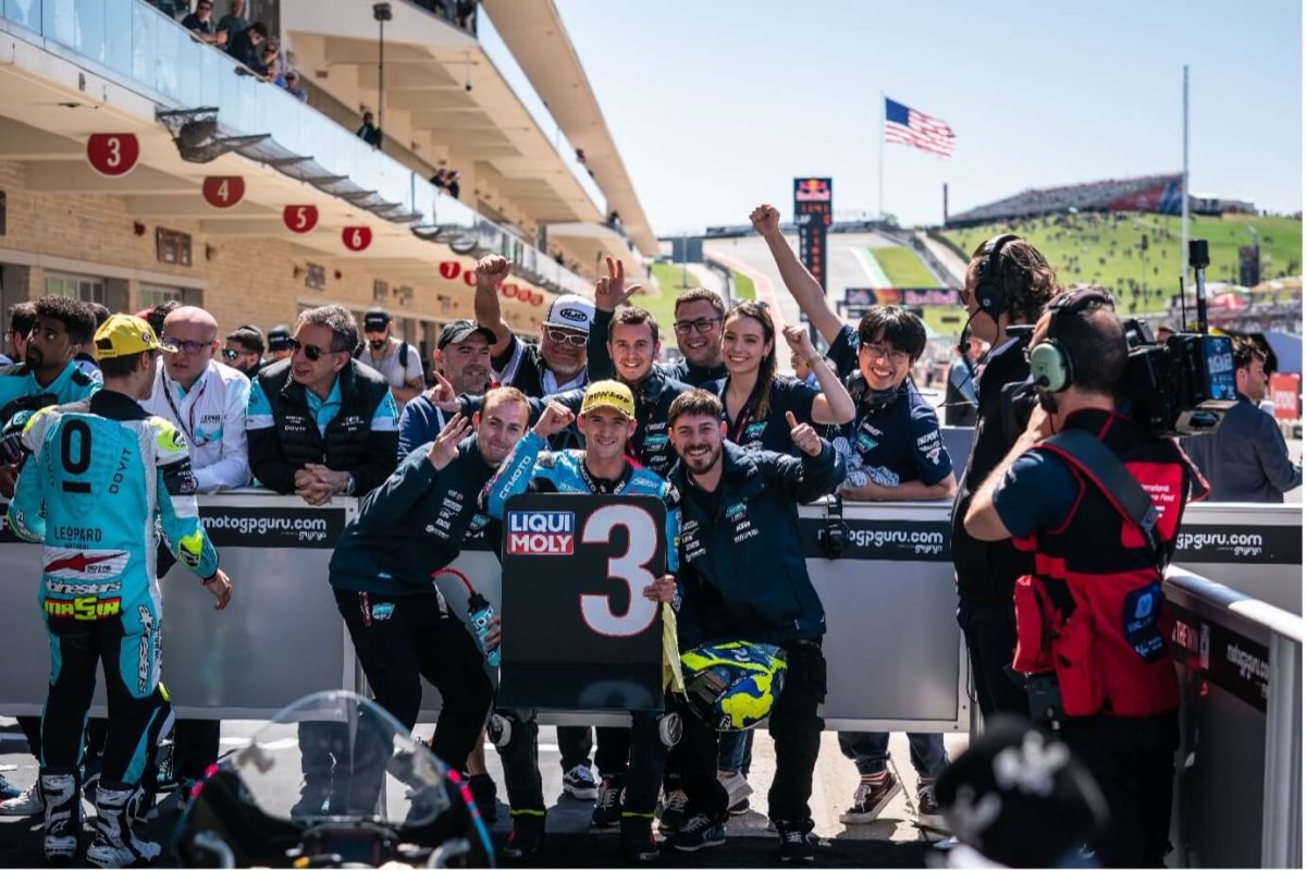 cfmoto motogp USA podium