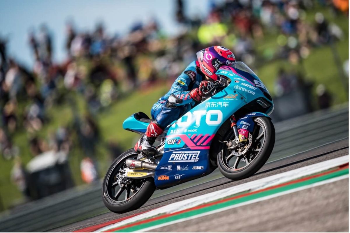 cfmoto motogp USA podium