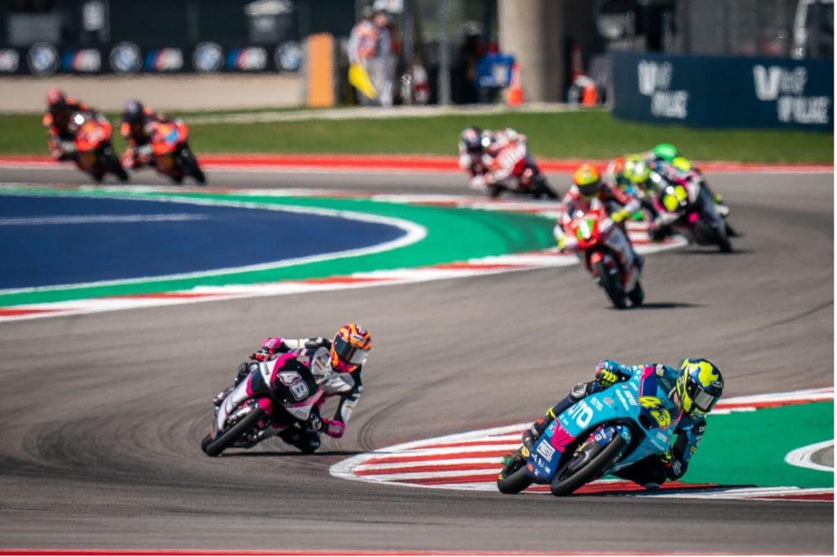 cfmoto motogp USA podium