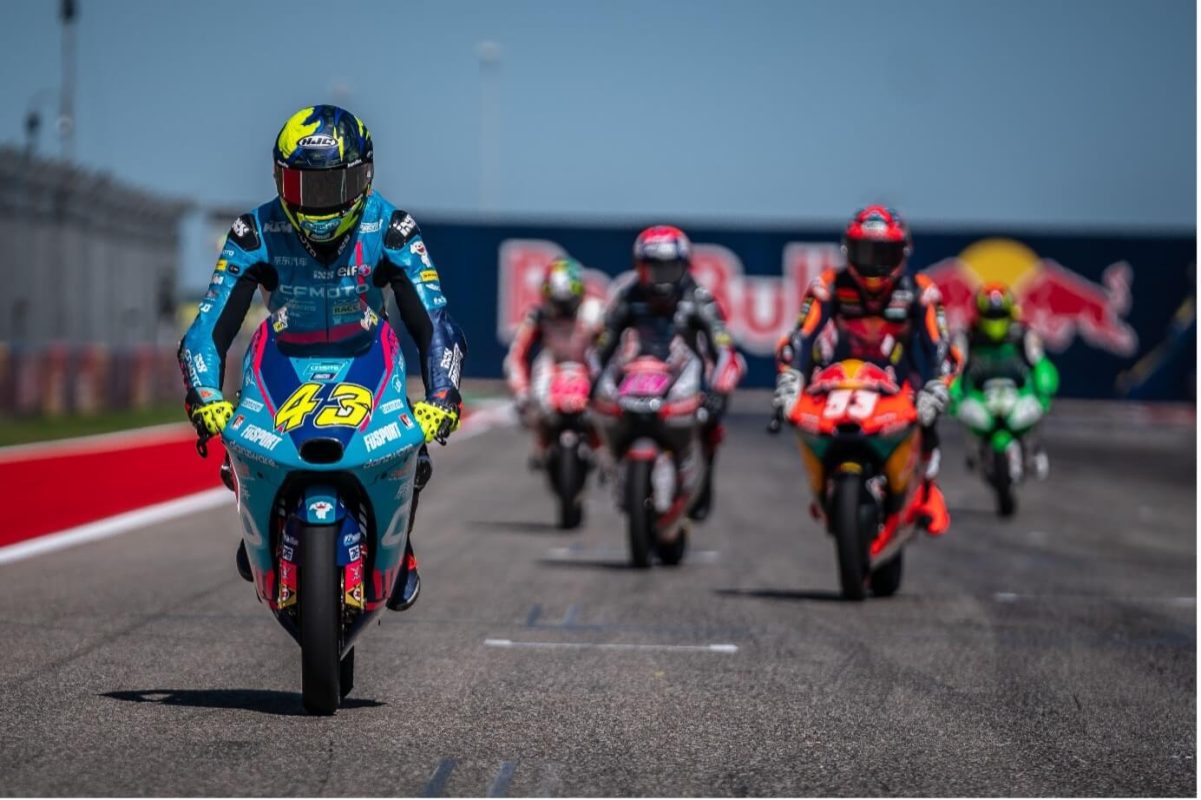 cfmoto motogp USA podium